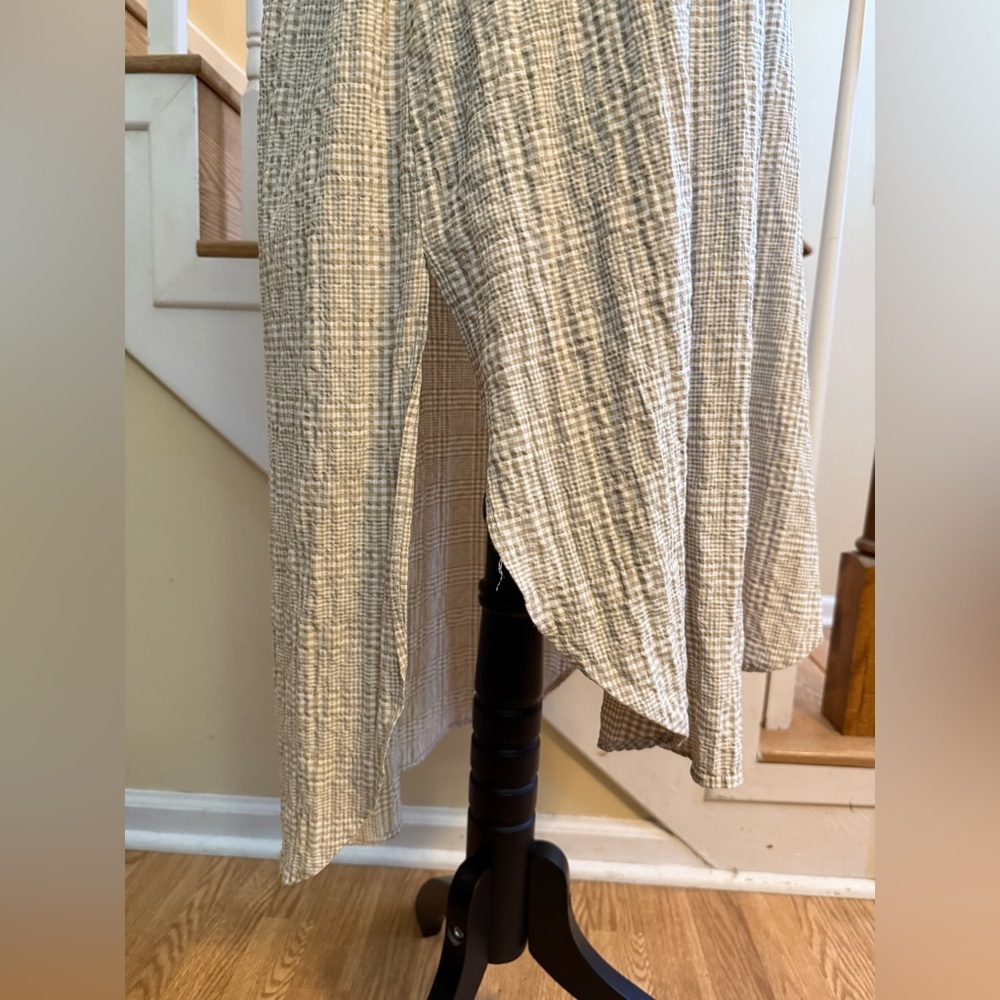 MAEVE Anthropologie Plaid Shirt Dress Medium - Picture 8 of 10
